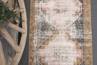 Oushak Vintage Runner Rug - Thumbnail