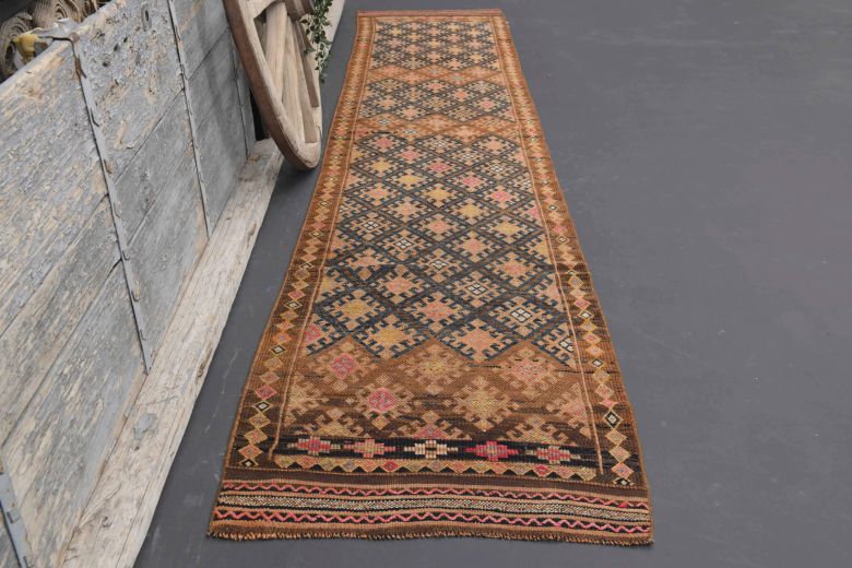 Vintage Ikat Runner Rug