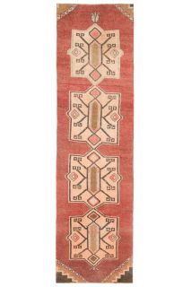 Red Vintage Runner Rug - Thumbnail