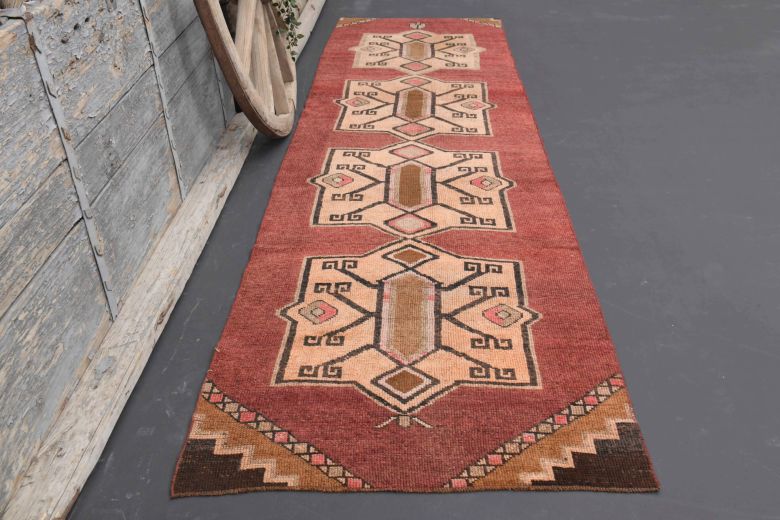 Red Vintage Runner Rug