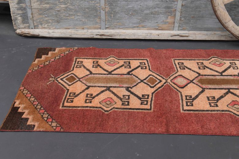 Red Vintage Runner Rug