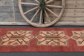 Red Vintage Runner Rug - Thumbnail