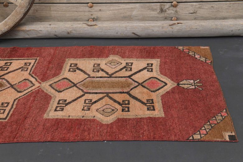 Red Vintage Runner Rug