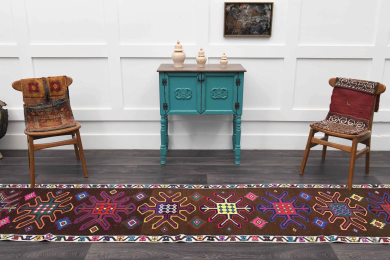 Vibrant Unique Vintage Runner Rug