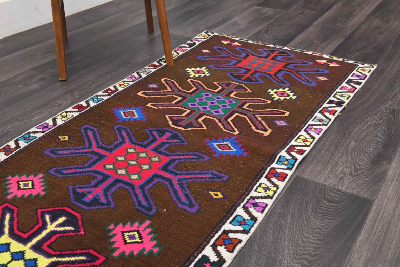 Vibrant Unique Vintage Runner Rug