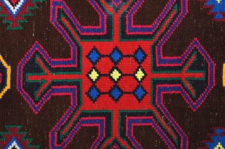 Vibrant Unique Vintage Runner Rug - Thumbnail