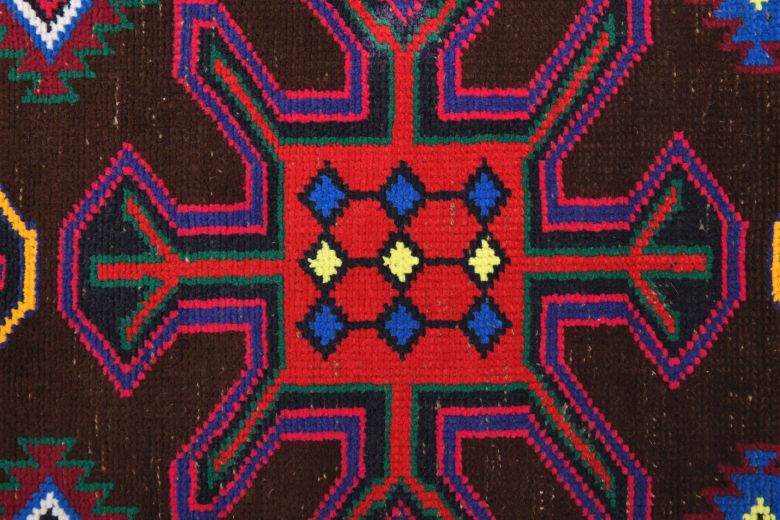 Vibrant Unique Vintage Anatolian Runner Rug