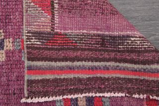 Purple Vintage Anatolian Runner Rug - Thumbnail