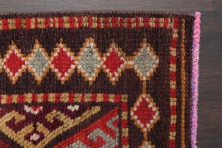 Unique Motifs- Original Vintage Runner Rug - Thumbnail