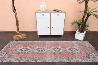 Oriental Vintage Runner Rug - Thumbnail