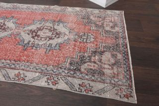 Oriental Vintage Runner Rug - Thumbnail