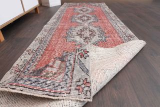 Oriental Vintage Runner Rug - Thumbnail