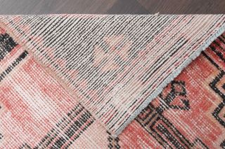 1960's Distressed Red Runner Rug - Thumbnail