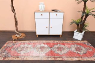 Vintage Oriental Runner Rug - Thumbnail