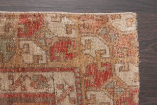 3x9 Vintage Oriental Runner Rug - Thumbnail