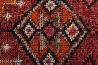 Vibrant Red - Vintage Anatolian Runner Rug - Thumbnail