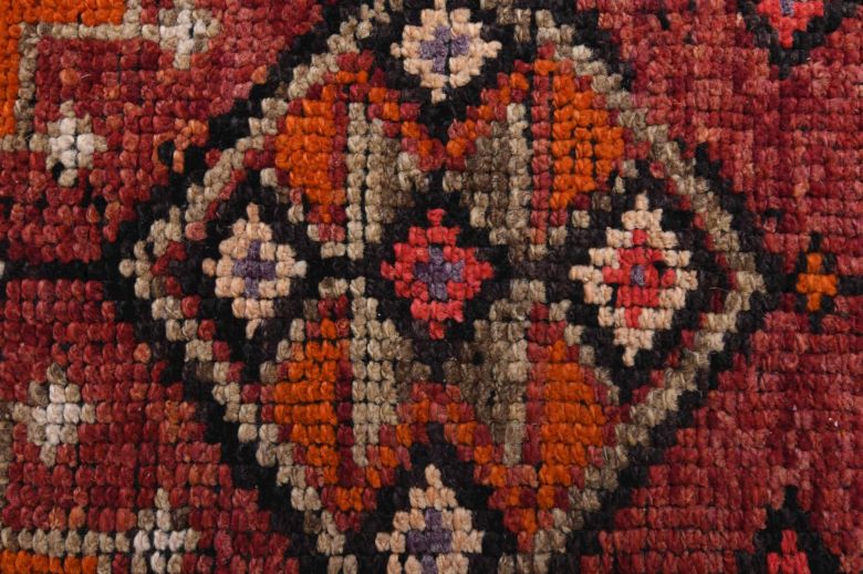 Vibrant Red - Vintage Anatolian Runner Rug