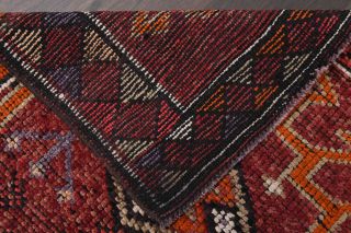 Vibrant Red - Vintage Anatolian Runner Rug - Thumbnail