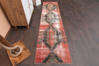 Red Vintage Runner Rug - Thumbnail