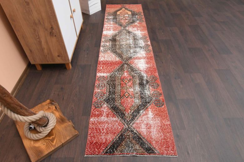 Red Vintage Runner Rug