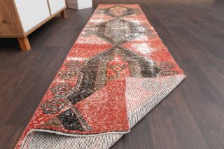 Red Vintage Runner Rug - Thumbnail