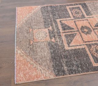 Vintage Oushak Runner Rug - Thumbnail