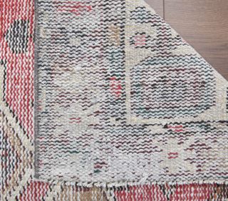 Vintage Oushak Runner Rug - Thumbnail