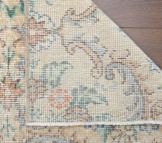 Floral Vintage Runner Rug - Thumbnail