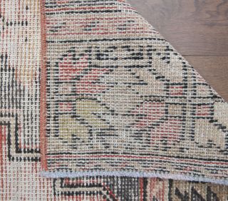 Distressed Red Vintage Runner Rug - Thumbnail