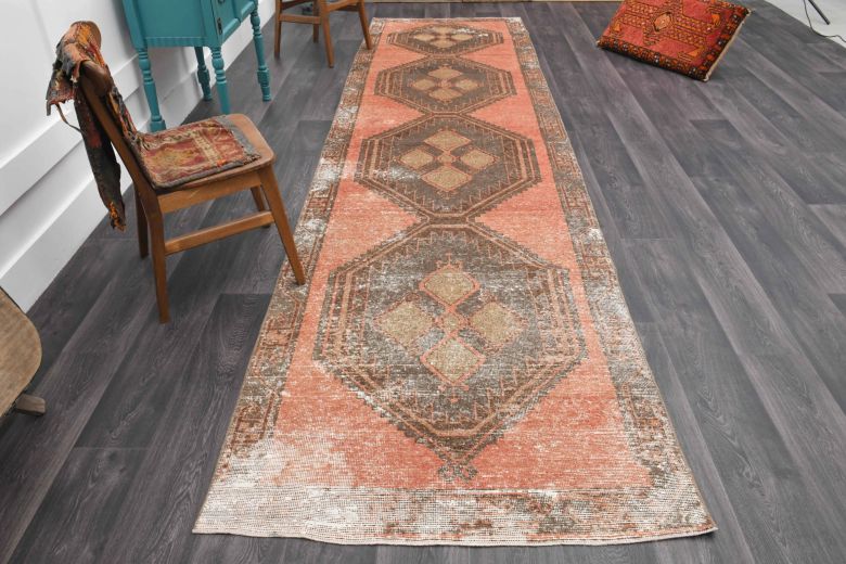 Vintage Anatolian Long Runner Rug