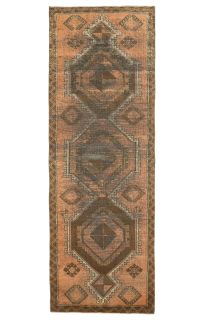 Vintage Handmade Runner Rug - Thumbnail