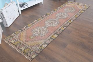 Oriental Vintage Runner Rug - Thumbnail