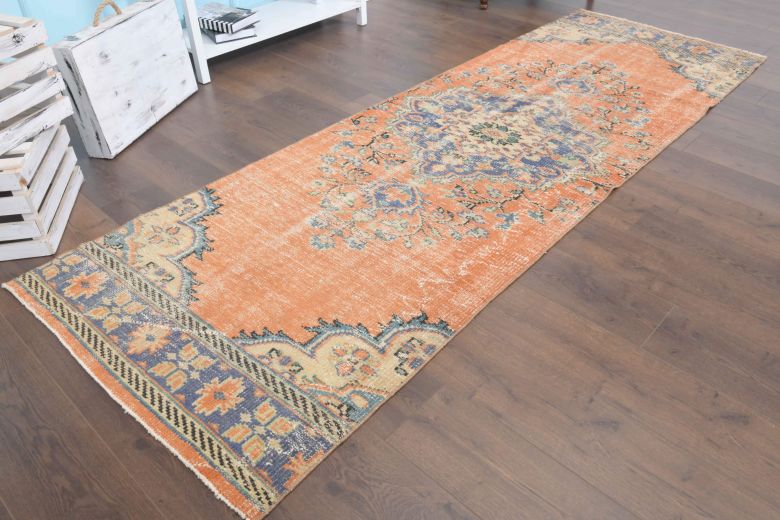 3x10 Vintage Oriental Area Rug