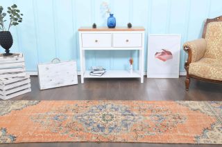 3x10 Vintage Oriental Area Rug - Thumbnail