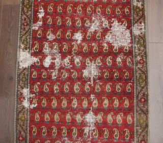 Vintage Oushak Runner Rug - Thumbnail