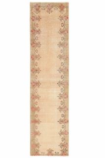 Brown Vintage Runner Rug - Thumbnail