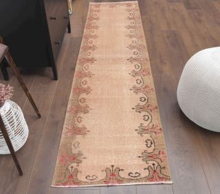 Brown Vintage Runner Rug - Thumbnail