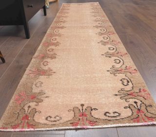 Brown Vintage Runner Rug - Thumbnail