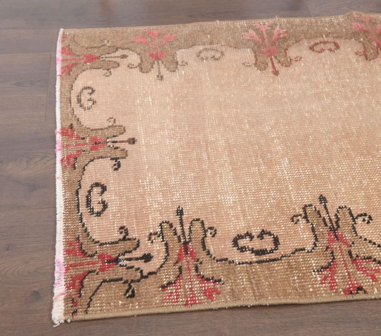 Brown Vintage Runner Rug