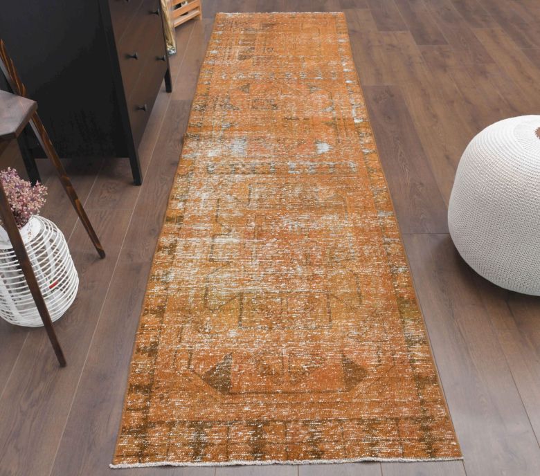 Turkish Oushak Runner Rug