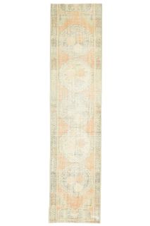 Antique Handmade Runner Rug - Thumbnail