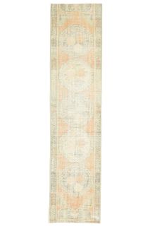 Antique Handmade Anatolian Runner Rug - Thumbnail