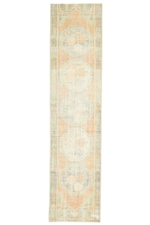 Antique Handmade Anatolian Runner Rug