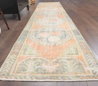 Antique Handmade Anatolian Runner Rug - Thumbnail