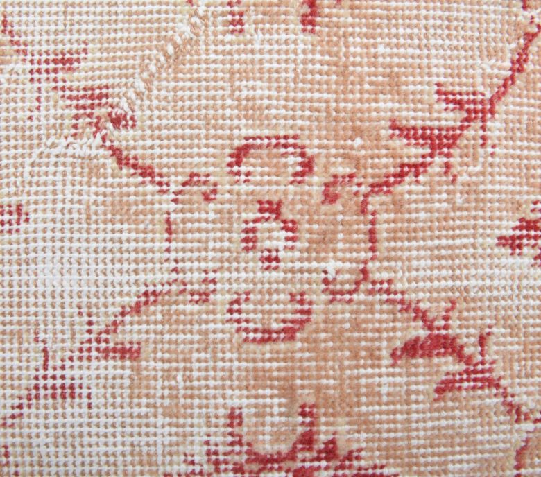 Handmade Vintage Oushak Mat