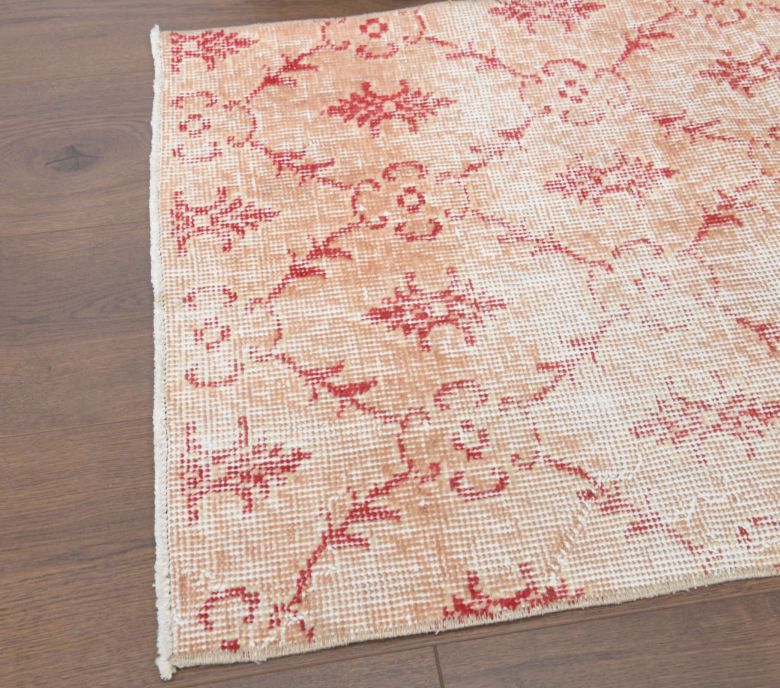 Handmade Vintage Oushak Mat