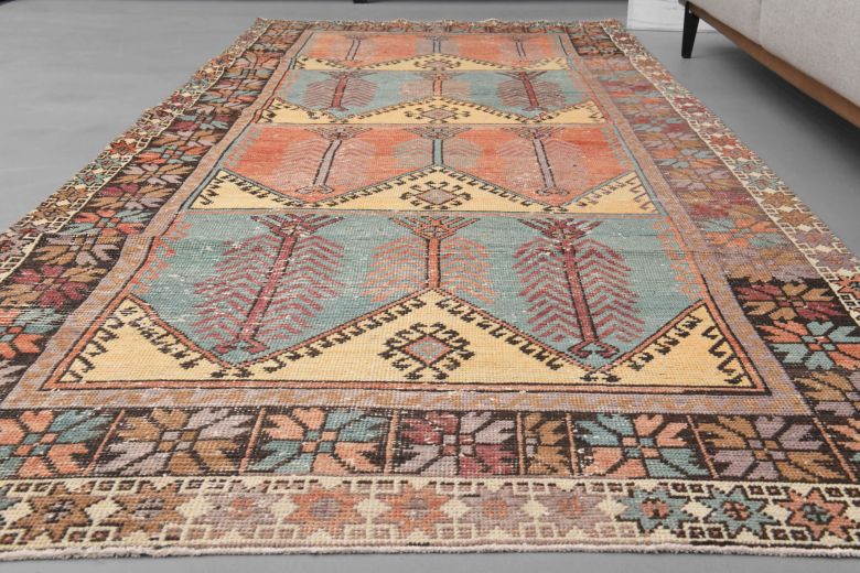 Oushak Wide Runner Rug