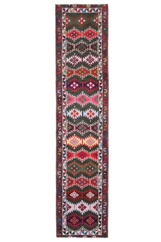 Colorful Vintage Runner Rug