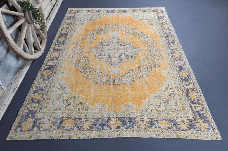 Turkish Vintage Anatolian Area Rug