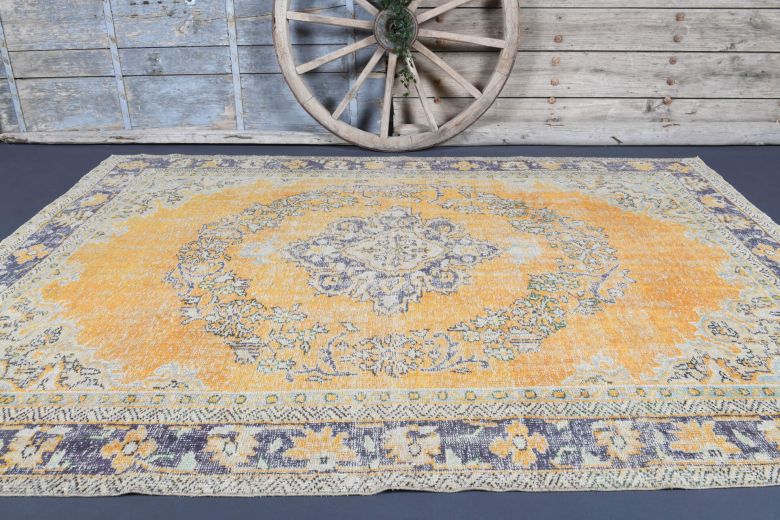 Turkish Vintage Anatolian Area Rug